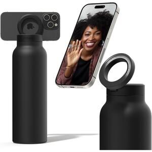 Water Bottle MagSafe Compatible with Magnetic Phone Holder Stainless Steel